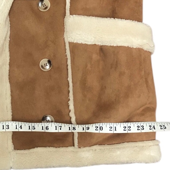 Blank NYC REVOLVE Womens Faux Leather Sherpa Vest Jacket XS NWT - Picture 5 of 8